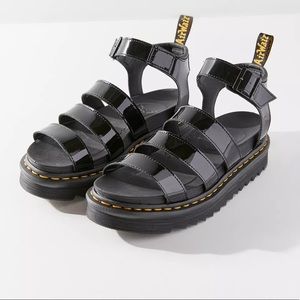 Worn Once Dr. Martens Blaire Patent Leather Sandal